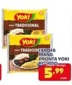 Boa Supermercados Farofa mandioca pronta yoki oferta