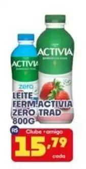 Boa Supermercados Leite fermentado activia zero trad oferta
