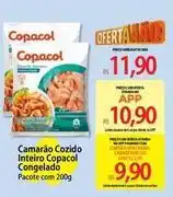 Atacadão Copacol - camarão cozido inteiro congelado oferta