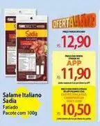 Atacadão Sadia - salame italiano oferta