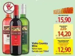 Atacadão Country wine - vinho oferta
