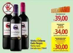 Atacadão Gato negro - vinho chileno oferta