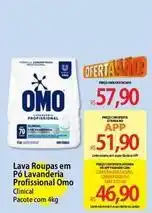Atacadão Omo - lava roupas em pó lavanderia profissional oferta
