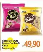 Atacadão Lacta - chocolate ouro branco/sonho de valsa oferta