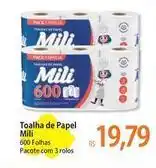 Atacadão Mili - toalha de papel oferta