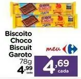Carrefour Garoto - biscoito choco biscuit oferta