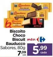 Carrefour Bauducco - biscoito choco biscuit meu oferta