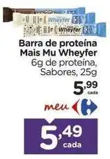 Carrefour Barra - de proteína oferta