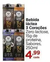 Carrefour 3 corações - bebida lactea oferta