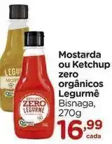 Carrefour Mostarda ou ketchup zero orgânicos oferta