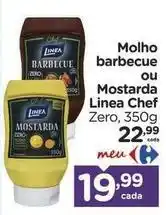 Carrefour Plena chef - molho barbecue ou mostarda oferta