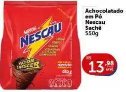 Pires Achocolatado em Pó Nescau Sachê oferta