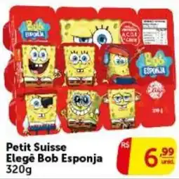 Pires Petit Suisse Elegê Bob Esponja oferta