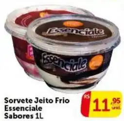 Pires Sorvete Jeito Frio Essenciale Sabores oferta