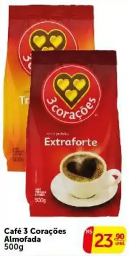 Pires Café 3 Corações Almofada oferta