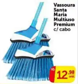 Pires Vassoura Santa Maria Multiuso Premium c/ cabo oferta