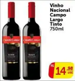 Pires Vinho Nacional Campo Largo Tinto oferta