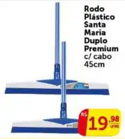 Pires Rodo Plástico Santa Maria Duplo Premium oferta