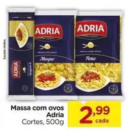 Carrefour Bairro Massa com ovos Adria oferta
