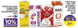 Carrefour Bairro Leites longa vida oferta