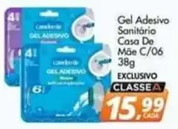 Delta Supermercados Gel Adesivo Sanitário Casa De Mãe C/06 oferta