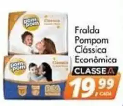 Delta Supermercados Fralda PomPom Clássica Econômica oferta