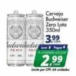 Delta Supermercados Cerveja Budweiser Zero Lata oferta