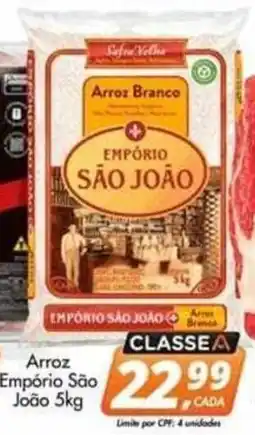 Delta Supermercados Arroz Empório São João oferta