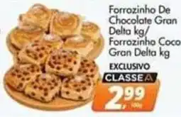 Delta Supermercados Forrozinho de chocolate gran delta kg/ forrozinho coco gran delta kg oferta