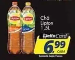Delta Supermercados Chá Lipton oferta