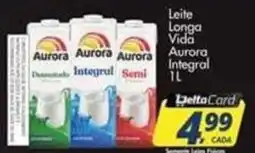 Delta Supermercados Leite longa vida aurora integral oferta