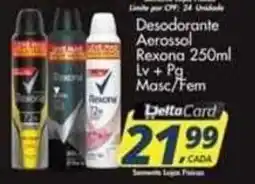 Delta Supermercados Desodorante Aerosol Rexona 250ml oferta