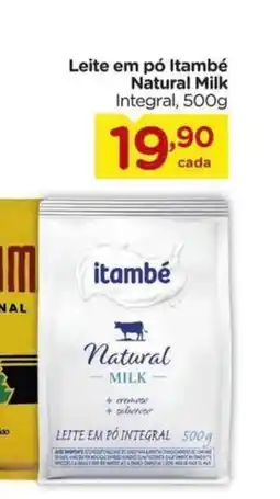 Carrefour Bairro Leite em pó itambé natural milk integral oferta