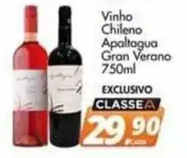 Delta Supermercados Vinho Chileno Apaltagua Gran Verano oferta