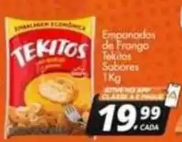 Delta Supermercados Empanados de frango tekitos sabores oferta