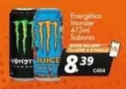Delta Supermercados Energético Monster 473ml Sabores oferta
