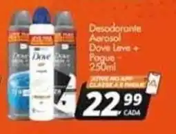 Delta Supermercados Desodorante Aerosol Dove Leve + Pague oferta