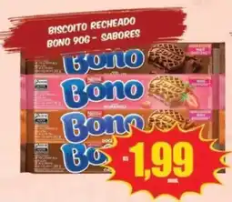 Costa Atacadão Biscoito recheado bono 90g - sabores oferta
