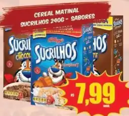 Costa Atacadão Cereal matinal sucrilhos 240g - sabores oferta