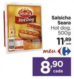 Carrefour Bairro Salsicha Seara Hot dog oferta