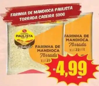 Farinha de mandioca paulista torrada caseira