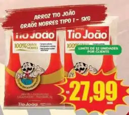 Costa Atacadão Arroz tio joão graos nobres tipo i oferta