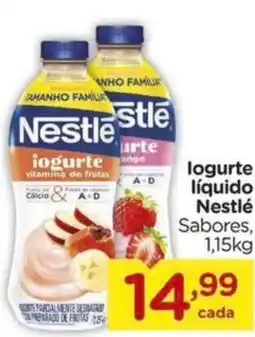 Carrefour Bairro logurte líquido Nestlé sabores oferta