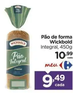Carrefour Bairro Pão de forma Wickbold Integral oferta