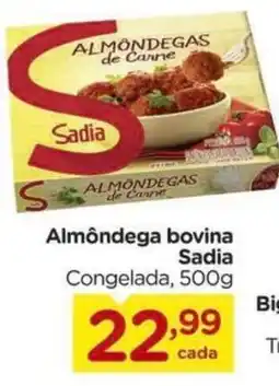 Carrefour Bairro Almôndega bovina Sadia oferta