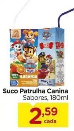 Carrefour Bairro Suco Patrulha Canina Sabores oferta