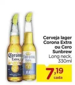Carrefour Bairro Cerveja lager corona extra ou cero sunbrew oferta
