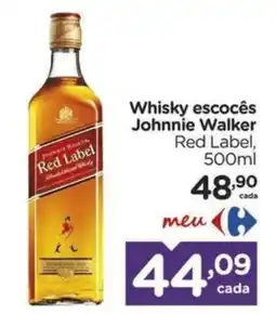 Carrefour Bairro Whisky escocês Johnnie Walker Red Label oferta