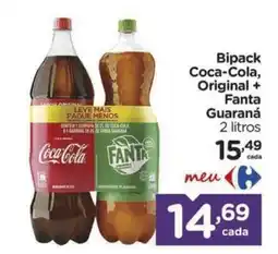 Carrefour Bairro Bipack Coca-Cola, Original + Fanta Guaraná oferta