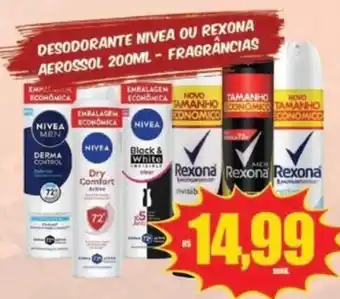 Desodorante nivea ou rexona